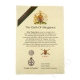Royal Green Jackets Oath Of Allegiance Certificate